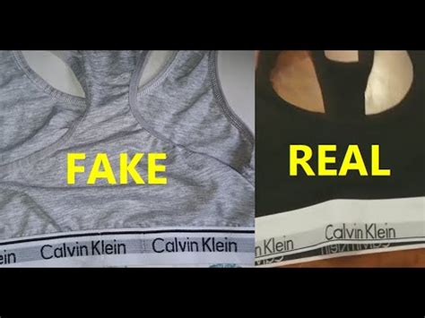 Calvin Klein Crop top bralette real vs fake review. How to spot 